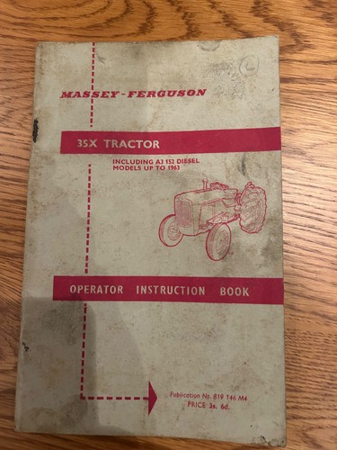 Massey ferguson 35x operator - 35x,