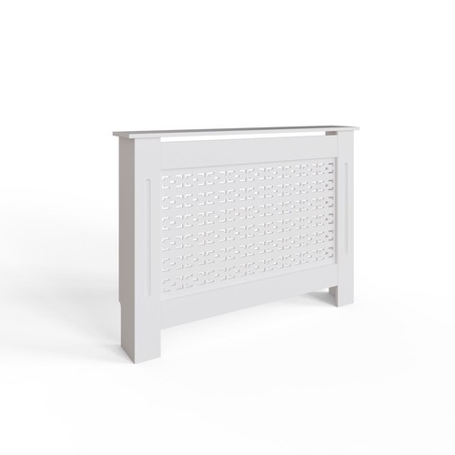 White radiator cover geometric - cover,