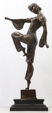 Art Deco Lady Dancer Bronze in the style of DH CHIPARUS - 42cm High