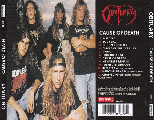 Obituary cause death cd - -, of