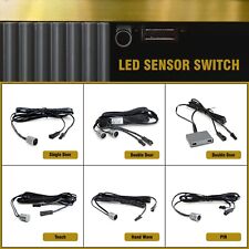 LED Cabinet Wardrobe Single Door/Double Door/Hand Wave/Touch/PIR Sensor Switch