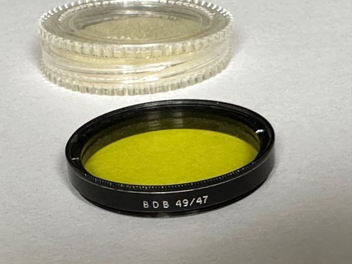 Vintage bdb 49mm fit yellow - vintage, fit,