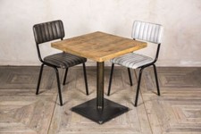 CAFE TABLE BAR TABLE SMALL SQUARE DINING TABLE CHOICE OF TOPS AND HEIGHTS
