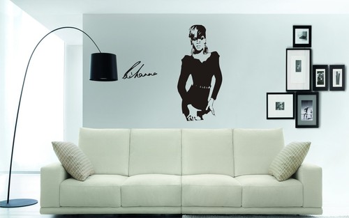 Rihanna wall art - rihanna, sticker