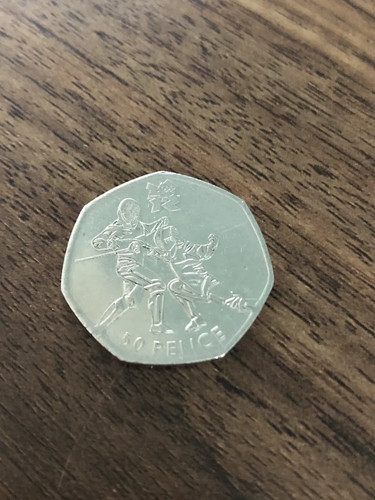 London olympic 2012 50p - london,