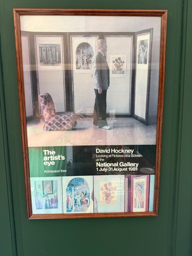David hockney signed - signed, poster