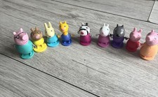 2003 Vintage ABD LTD Peppa Pig Figure Bundle X9 Good Condition Collectible Toys