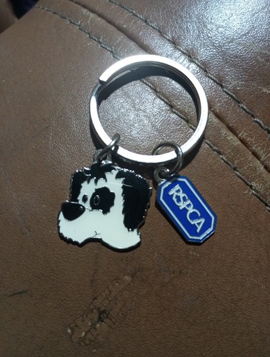 Small rspca logo - small, white