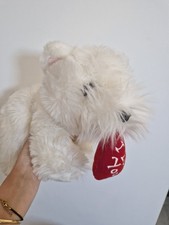 Keel Toys Simply Soft Collection Dog Soft Toy Westie With Heart I Love You
