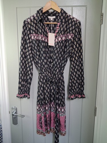 Monsoon dress black cream and - monsoon,