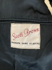Scott Brown Of Falmouth Cornwall ~ Extremely Rare Vintage Suit Jacket ~ 42”