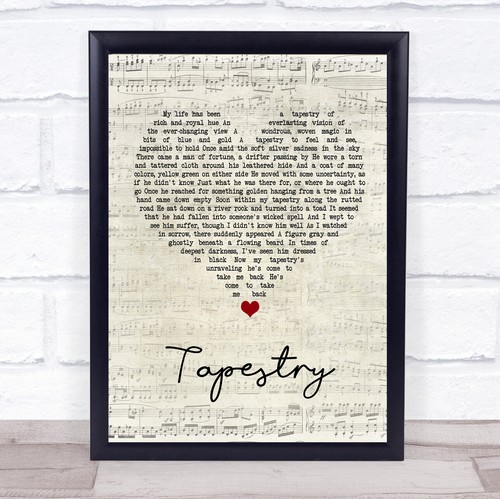 Tapestry script heart song - tapestry,