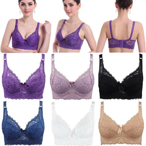 Women lace push wired bra - lace,