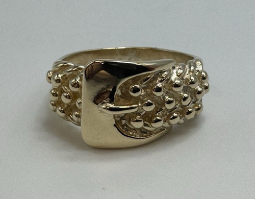 9ct gold row keeper - 9ct, &