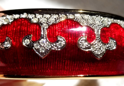 Bejeweled cuff bracelet - , with