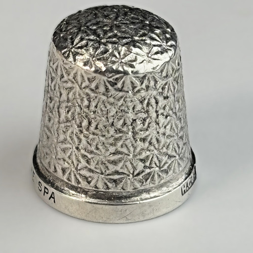 Sterling silver thimble - silver,