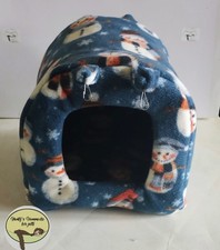 Hunty's cosy 9" igloo hammock/sofa,cube bed.G.Pig,ferret,rat, degu,Etc.