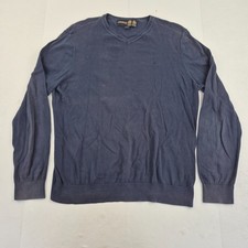 MUSTO Jumper Large Blue Mens