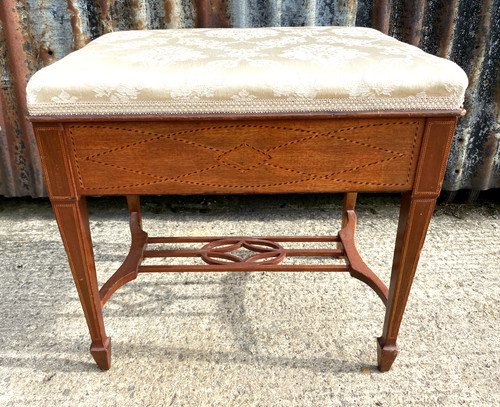 Edwardian inlaid mahogany - edwardian,