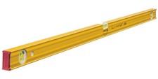 Stabila Spirit Level Rectangular Yellow Aluminium 80-AS-2 3 Vials 120cm