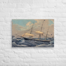 Clipper Ship Racer Canvas