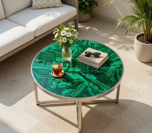 Luxury malachite coffee - luxury,