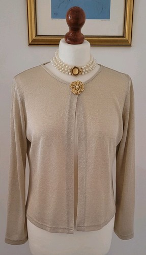 Vintage beige gold - gold, lurex