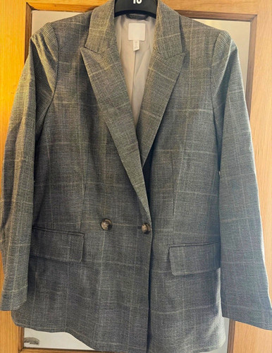 Women grey check tweed - grey,