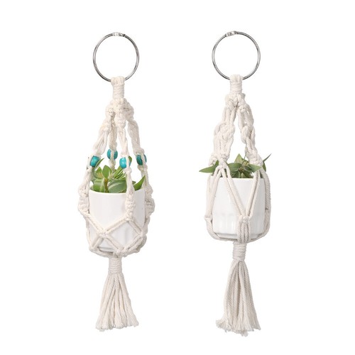 Small macrame plant - small,