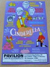 Bill Owen Kathy Staff Ward Allen Bournemouth Theatre Pantomime Flyer 1985