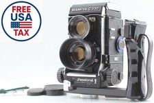 Pro F Blue Dot【N MINT w/Grip】Mamiya C330 TLR Film Camera 80mm f2.8 Lens...
