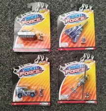 Complete Collectable Set Of 4 Corgi Wheelz Night Force Die Cast Toys 2006