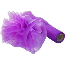 Time to Sparkle 26MX29CM Organza Roll Fabric Wedding Chair Sash Bow Table Runner