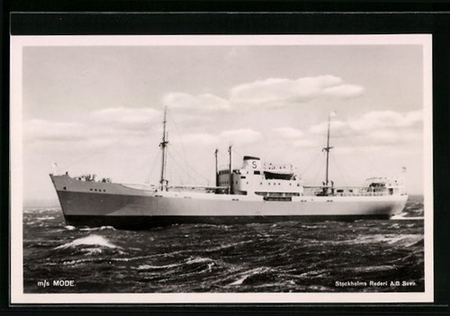 Postcard the merchant ship - of,