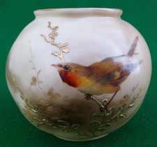 ROYAL WORCESTER ROBIN GLOBULAR