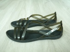Crocs Isabella Ladies Rubber Huarache Sandals Black Size 8 / 41