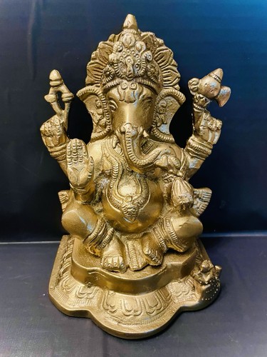 Ganesha statue big brass - big,
