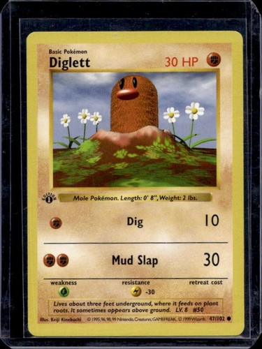 Diglett 102 1st - 1st, edition