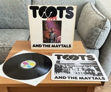 TOOTS AND THE MAYTALS VINYL LP- LIVE HAMMERSMITH PALAIS  ISLAND (1980) UK EX/EX