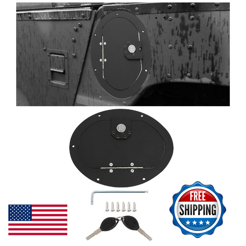 Hecasa locking fuel door - fuel,