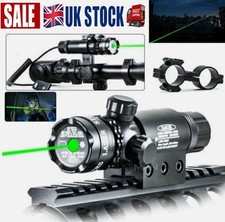 Green Dot Laser Sight Scope 20mm Rail Archery Compoundbow Rifle Rifle Hunting UK