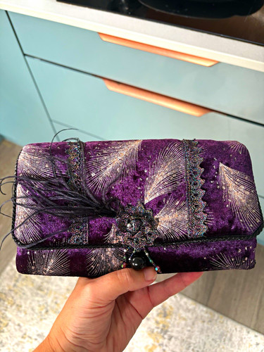Vintage style purple - purple, velvet