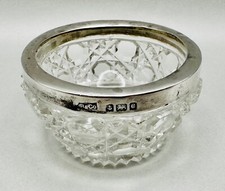 Antique Silver Rimmed Glass
