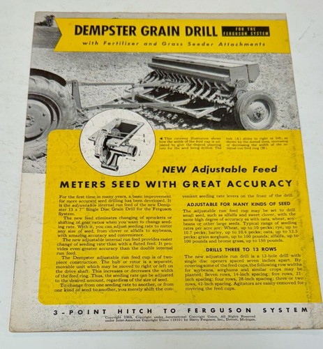 Harry ferguson dempster grain - ferguson,