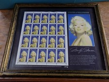 Marilyn Monroe  Vintage Classic Print  STAMPS Wall Art Picture 11' X 9' approx