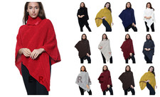 New Ladies 3-Button Knitted