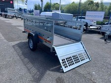 Mesh single axle tilt trailer - tilt,