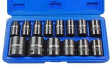 US PRO 14pc 1/2dr Shallow Metric Impact Sockets 10 - 32mm 1679