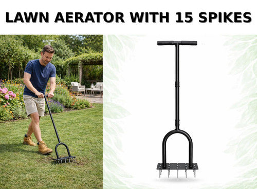 Lawn aerator tool with - lawn,