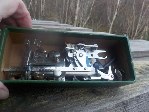 Vintage singer sewing - sewing, machine